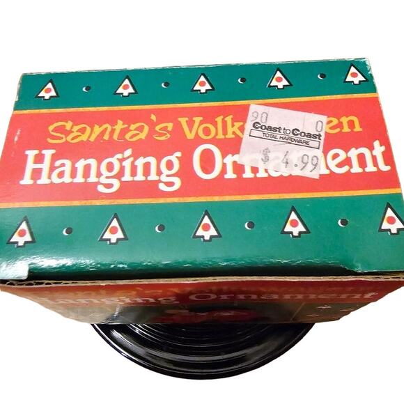 Vintage Giftco Santa’s Volkswagen w Tree Hanging Christmas Ornament (Gg203) - Picture 5 of 10